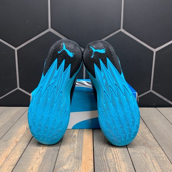 <New W/ Box Men Puma LeMelo MB 02 Phenom Black Blue Basketball Sneakers Size 9.5 main image 6